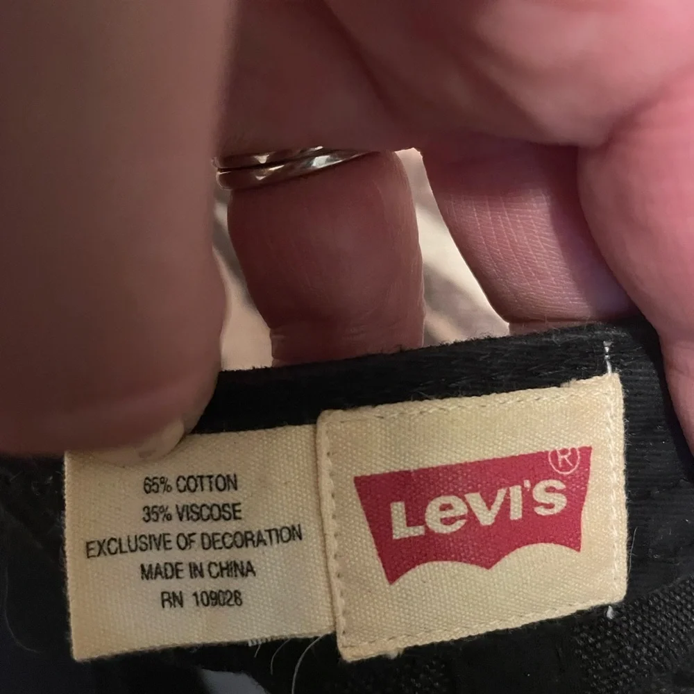 Levi's Black Denim Cap